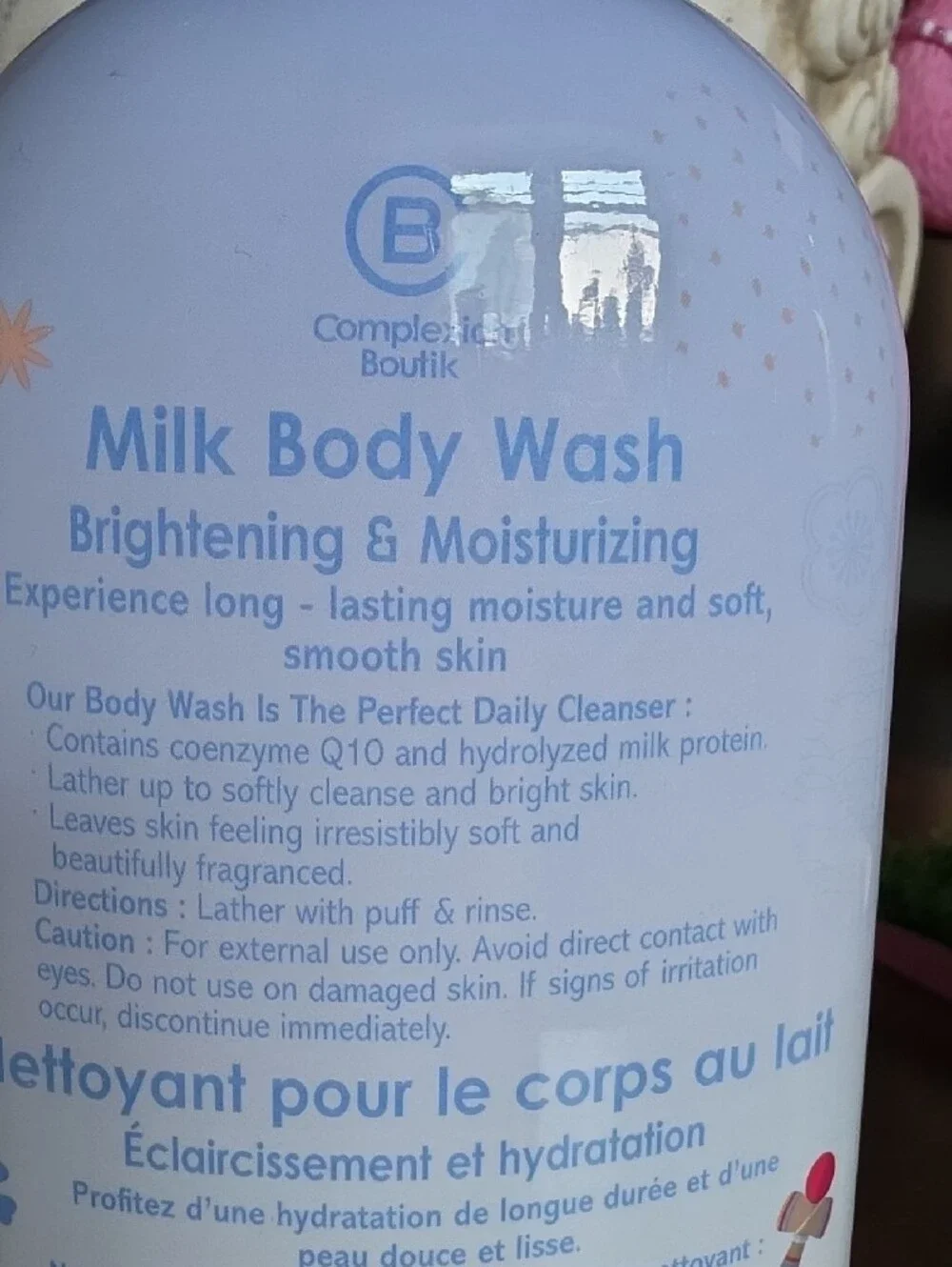 Milk Body Wash — Brightening & Moisturizing (Light Blue)
